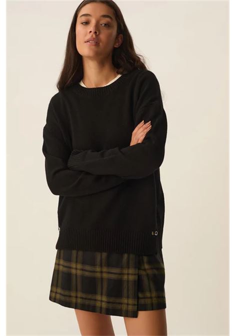 Des Petits Hauts Arigato Noir Extrafine Merino Wool Jumper Des Petits Hauts |  | 1H250043NOIR